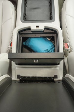 GMC Yukon Console Safe - Tuffy Products - Keyed Lock - Black - `07-`14